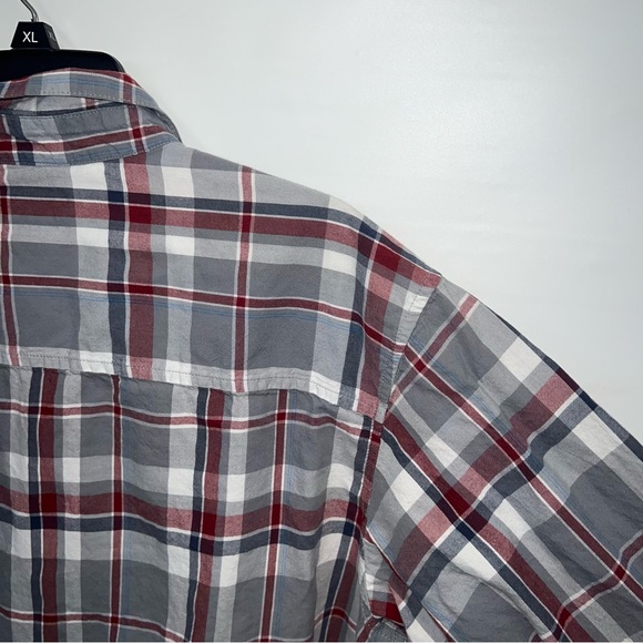 Columbia Button Up Adult XL Mens Multicolor Plaid Long Sleeve 100% Cotton Shirt - Picture 12 of 16